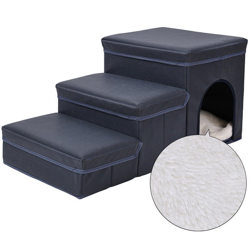 Cat Kennel Cage Multifunctional Dog Stairs Upper Bed Sofa Puppy Climbing Pet Supplies - Rokkaku 18 online shop