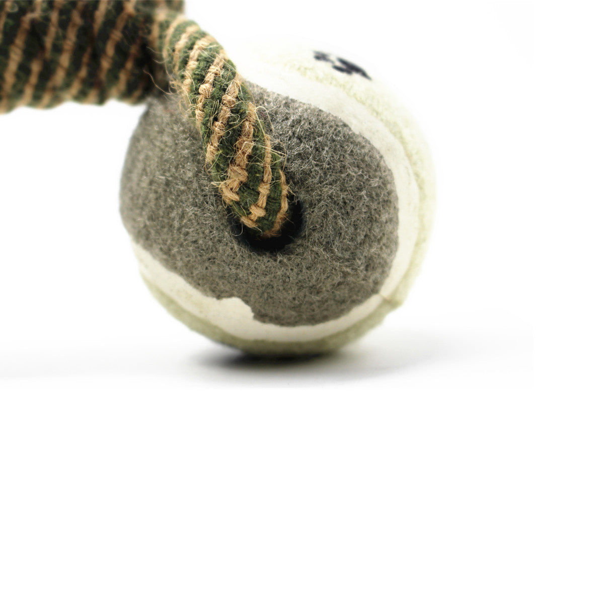 Pet Dumbbell Rope Tennis Ball Chew Toys Teeth Cleaning - Rokkaku 18 online shop