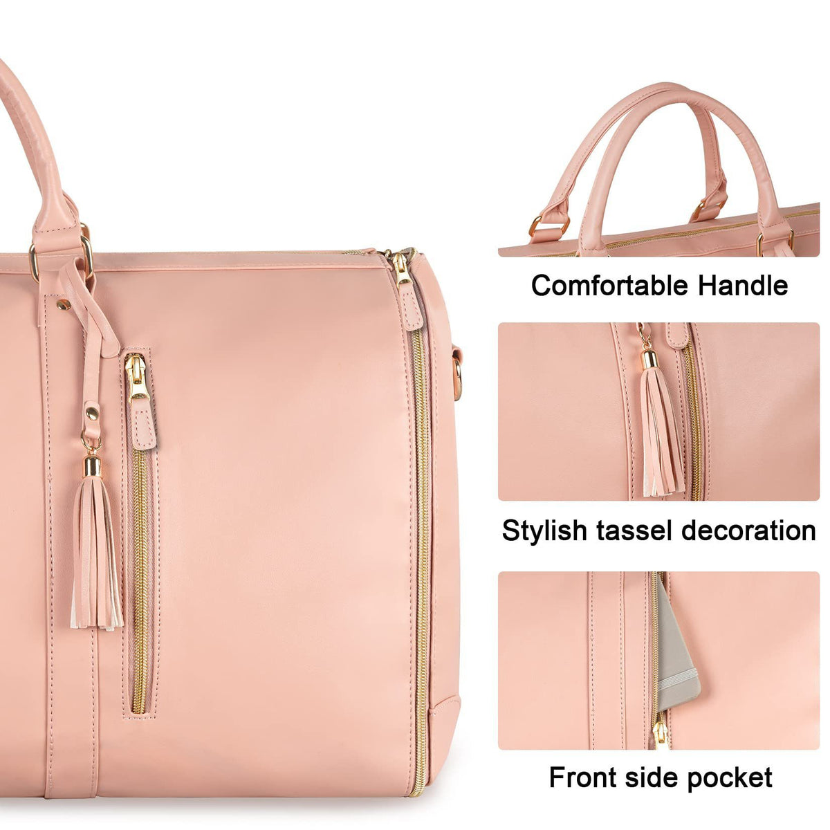 Large Capacity Travel Duffle Bag Women's Handbag Folding Suit Bag Waterproof Clothes Totes - Rokkaku 18 online shop