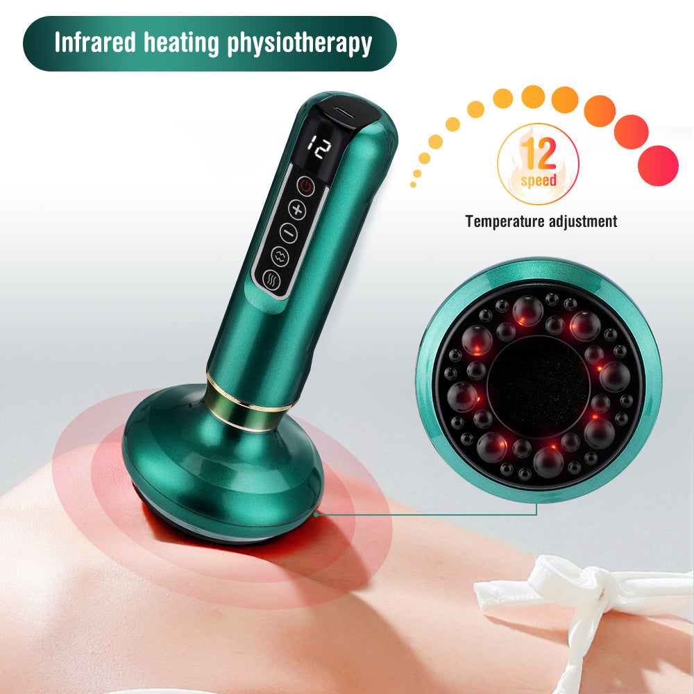 Electric Vacuum Cupping Massager For Body Anti-Cellulite Suction Cup Gua Sha Massage Body Cups Guasha Fat Burning Slimming Jars - Rokkaku 18 online shop