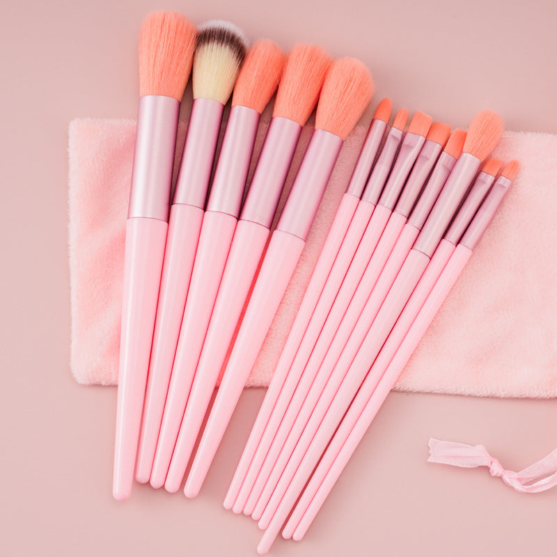 13Pcs Makeup Brush Set Make Up Concealer Brush Blush Powder Brush Eye Shadow Highlighter Foundation Brush Cosmetic Beauty Tools - Rokkaku 18 online shop