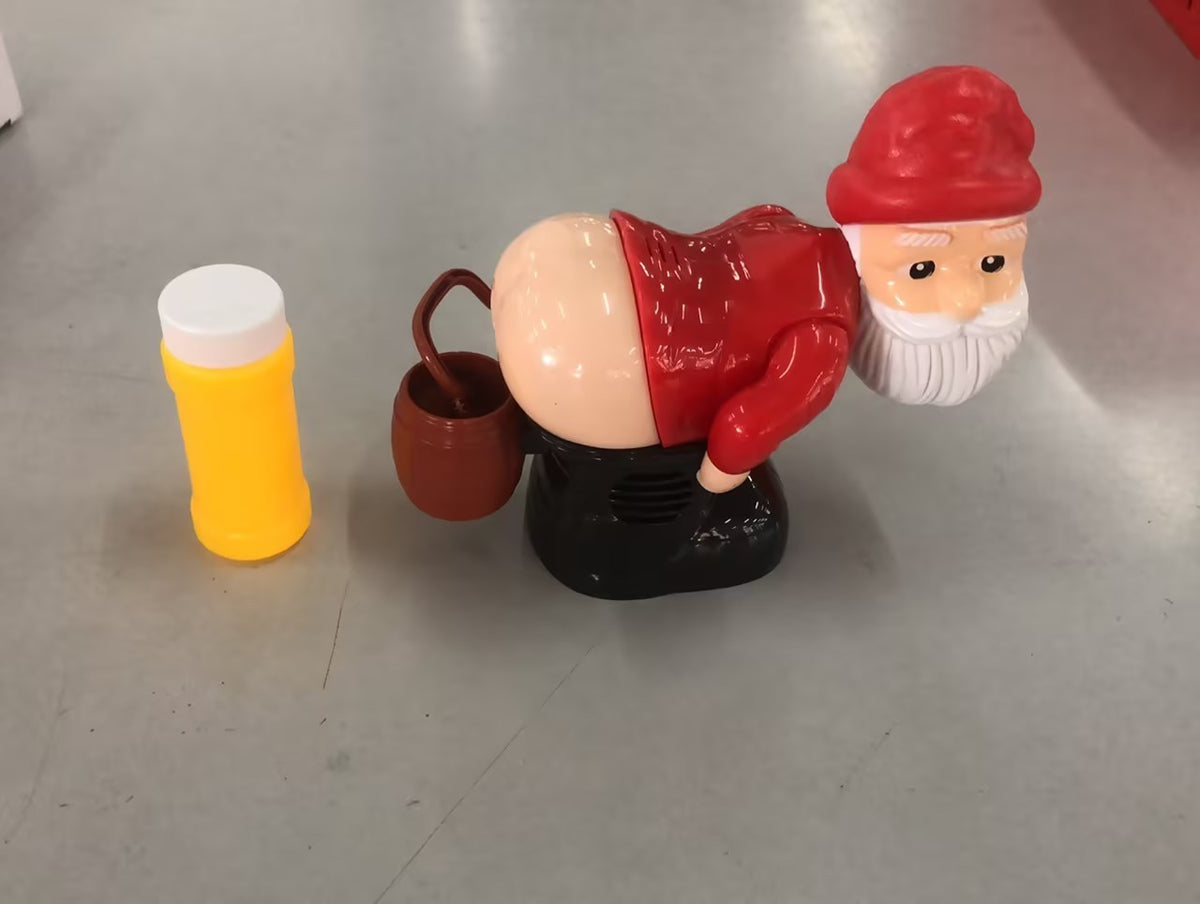 Electric Santa Claus Bubbles Machine Blowing Bubbles Music Light Entertainment Toy Prank Funny Ornament Christmas Gifts Christmas Decorations - Rokkaku 18 online shop