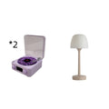 Retro Turntable Speaker Wireless Bluetooth-compatible 5.0 Vinyl Record Player Stereo Sound With White Noise RGB Projection Lamp Effect - Rokkaku 18 online shop