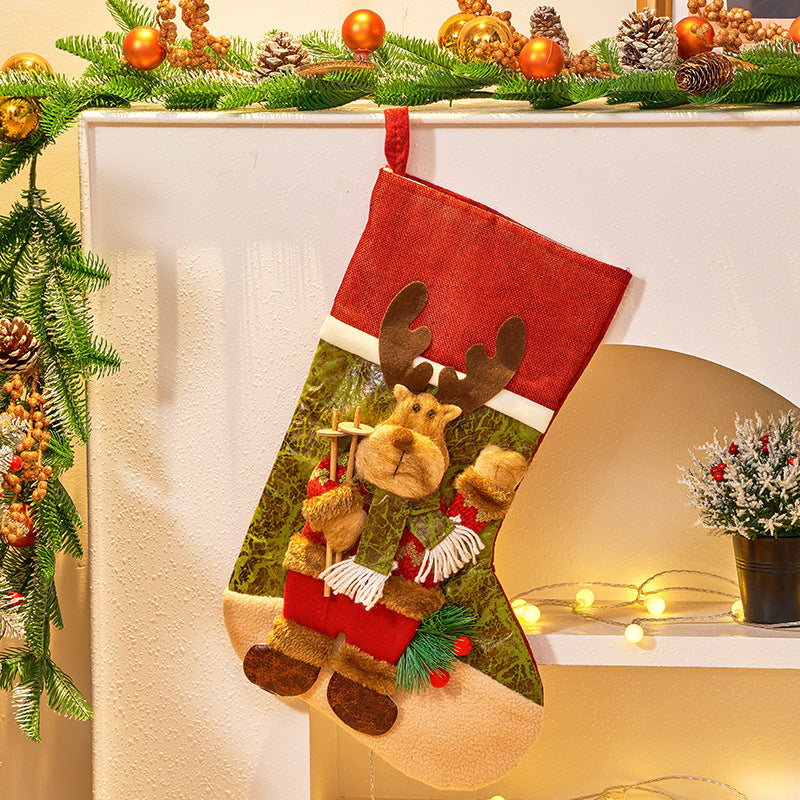 Christmas Decorations Large Cartoon Candy Bag - Rokkaku 18 online shop