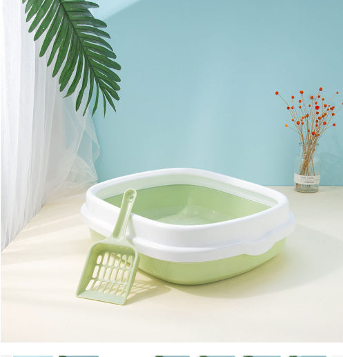 Large Cat Litter Box Detachable Anti-splashing Cat Litter Box Cat Pet Supplies - Rokkaku 18 online shop