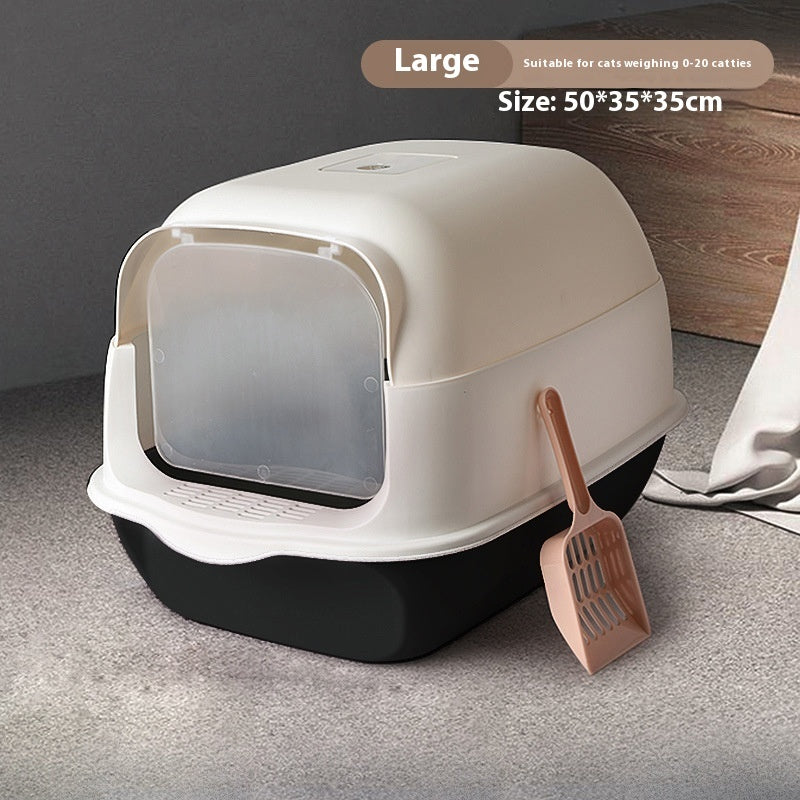 Litter Box Fully Enclosed Cat Toilet - Rokkaku 18 online shop
