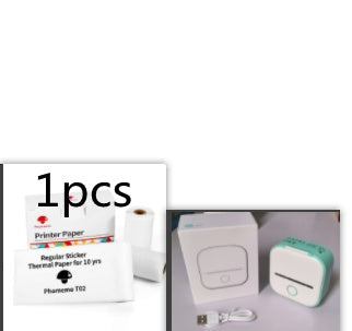 Portable Mini Thermal Label Printer Home Photo Printer Student Wrong Question Printer Bluetooth-compatible Mini Label Printer Price Tag - Rokkaku 18 online shop