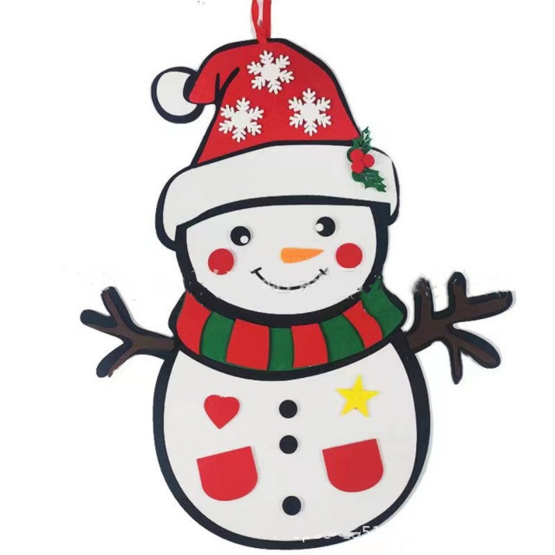 Children's DIY felt Christmas tree with lights - Rokkaku 18 online shop