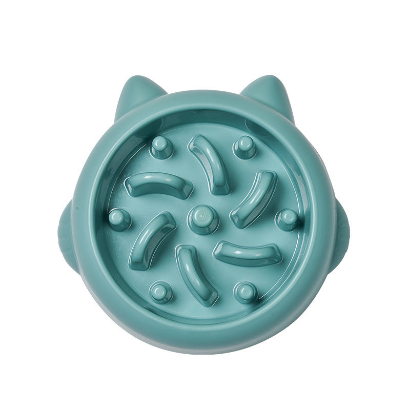 Pet Dog Cat Slow Feeder Bowls Anti Choking Slow Feeder Dish Bowl Home Dog Eating Plate Anti Gulping Bowl Supplies - Rokkaku 18 online shop