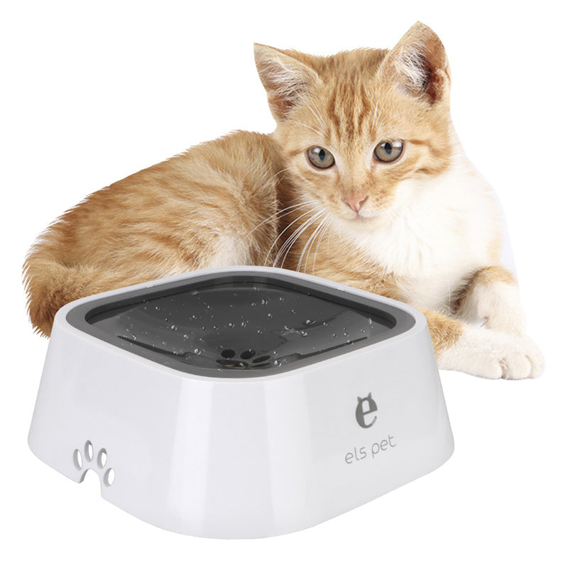 1.5L Cat Dog Water Bowl Carried Floating Bowl Anti-Overflow Slow Water Feeder Dispenser Pet Fountain ABS&PP Dog Supplies - Rokkaku 18 online shop