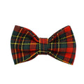 Christmas Pet Collar Plaid With Green Background Dog Rope Leash Suit - Rokkaku 18 online shop