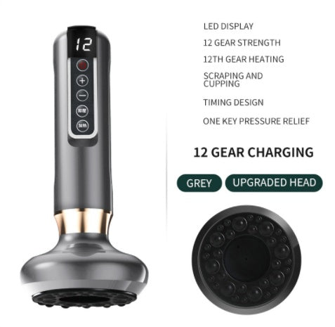Electric Vacuum Cupping Massager For Body Anti-Cellulite Suction Cup Gua Sha Massage Body Cups Guasha Fat Burning Slimming Jars - Rokkaku 18 online shop