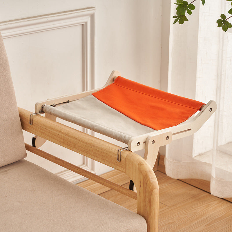 Cat Bed Hanging Bed Balcony Window Glass Wood - Rokkaku 18 online shop
