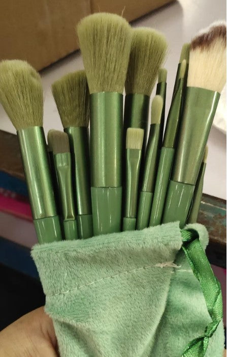 13Pcs Makeup Brush Set Make Up Concealer Brush Blush Powder Brush Eye Shadow Highlighter Foundation Brush Cosmetic Beauty Tools - Rokkaku 18 online shop