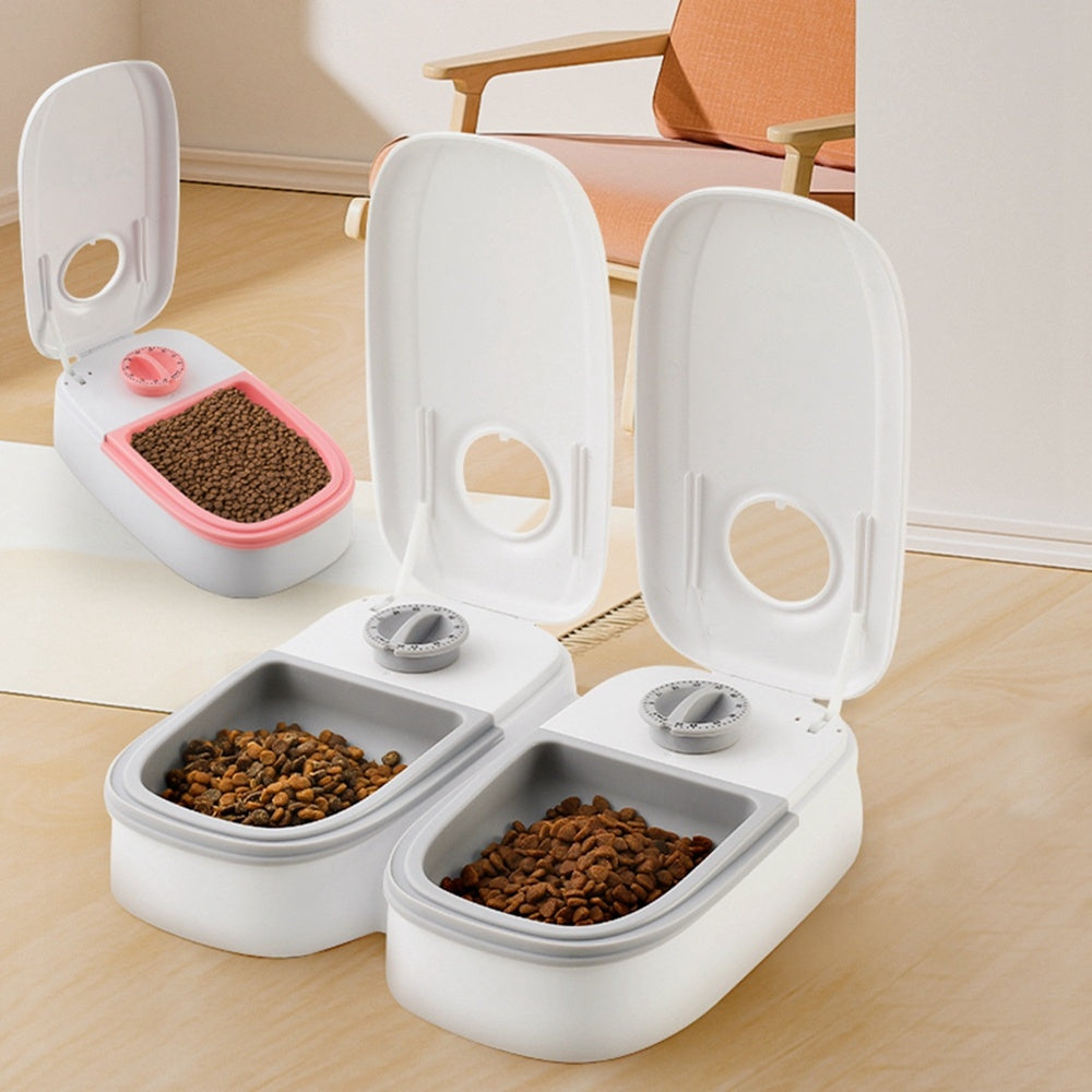 Automatic Pet Feeder Smart Food Dispenser For Cats Dogs Timer Stainless Steel Bowl Auto Dog Cat Pet Feeding Pets Supplies - Rokkaku 18 online shop