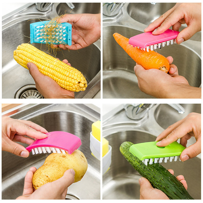 Creative Kitchen Knife And Fork Chopsticks Cleaning Brush With Suction Cup Fruit And Vegetable Cleaning Brush Kitchen Cleaning Brush - Rokkaku 18 online shop