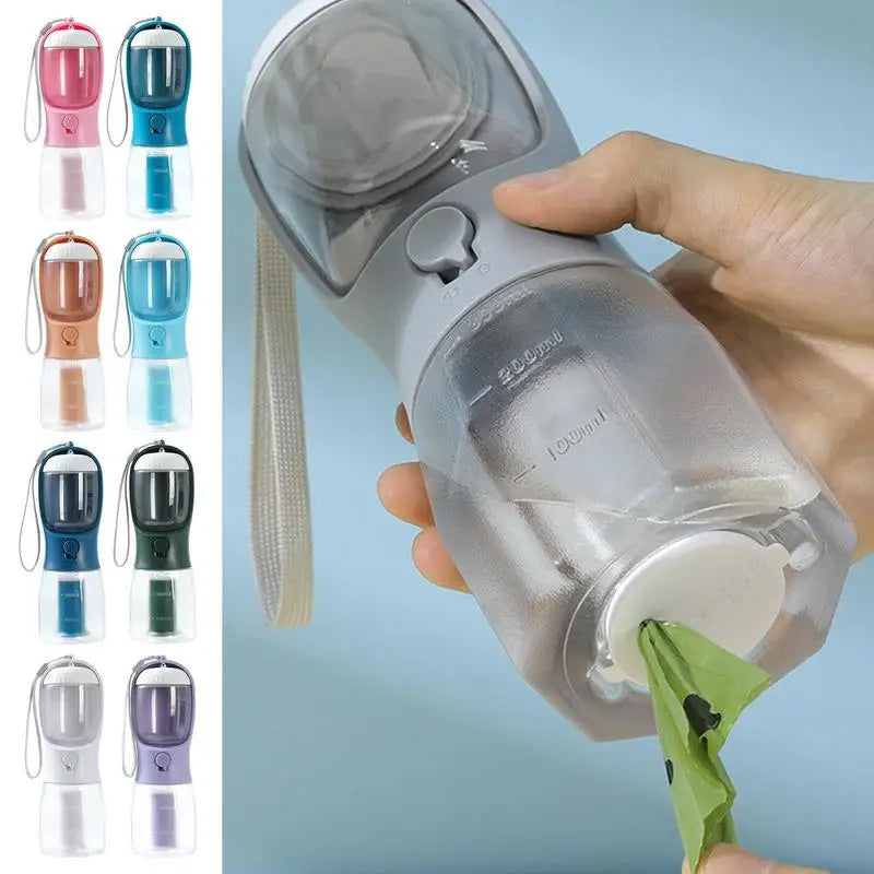 Dog Water Cup Drinking Food Garbage Bag Three-in-one Portable Small Multi-functional Pet Cups Pets Supplies - Rokkaku 18 online shop