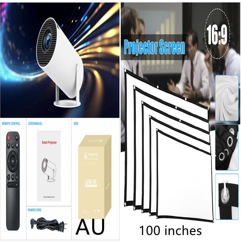 HY300 Pro Projector Home Theater Entertainment Portable Small Projector - Rokkaku 18 online shop