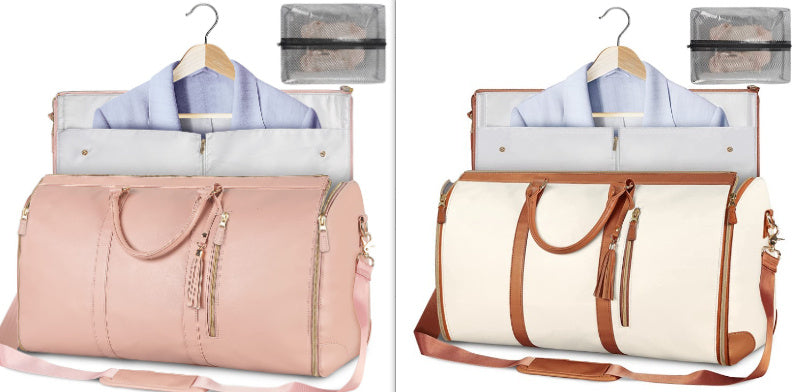 Large Capacity Travel Duffle Bag Women's Handbag Folding Suit Bag Waterproof Clothes Totes - Rokkaku 18 online shop