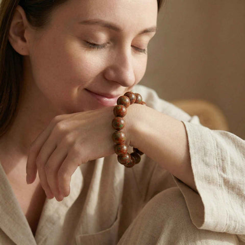 Traditional Chinese Medicine Jewelry Bead Bracelet