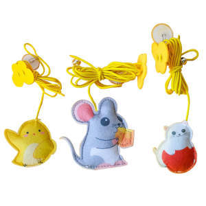 Cat Toys Simulated Cute Toys Funny Self-hey Interactive Toy Rope Grabbing Mouse Telescopic Hanging Cat Pet Supplies - Rokkaku 18 online shop