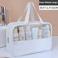 Large Capacity Cosmetic Bag Women's Transparent - Rokkaku 18 online shop