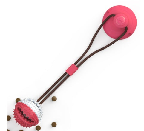 Dog Toys Silicon Suction Cup Tug Interactive Dog Ball Toy For Pet Chew Bite Tooth Cleaning Toothbrush Feeding Pet Supplies - Rokkaku 18 online shop