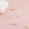 S925 Sterling Silver Sweet Daisies Stud Earrings