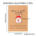 Cute Cartoon Resin Necklace Christmas Snowman Santa Claus Pendant Clavicle Chain Necklace For Women Jewelry - Rokkaku 18 online shop