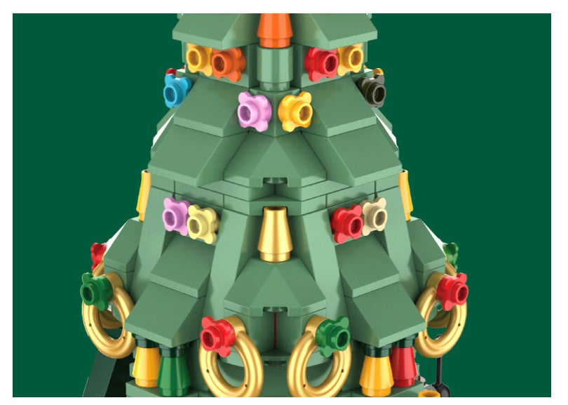 Christmas Tree Blocks Spin Music Box Blocks - Rokkaku 18 online shop