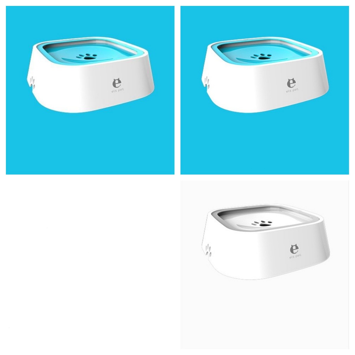 1.5L Cat Dog Water Bowl Carried Floating Bowl Anti-Overflow Slow Water Feeder Dispenser Pet Fountain ABS&PP Dog Supplies - Rokkaku 18 online shop
