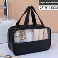 Large Capacity Cosmetic Bag Women's Transparent - Rokkaku 18 online shop
