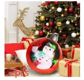 Christmas Ornament Ball Outdoor Pvc 60CM Inflatable Decorated Ball PVC Giant Big Large Balls Xmas Tree Decorations Toy Ball - Rokkaku 18 online shop