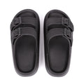 Platform Slippers Women's Summer Buckle Home Shoes Fashion Outdoor Wear Soft Bottom Sandals - Rokkaku 18 online shop