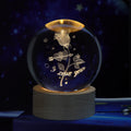 Luminous Starry Sky And Planets Moon Moon Crystal Ball Small Night Lamp Projection Ambience Light Creative Gift New Strange Gift - Rokkaku 18 online shop