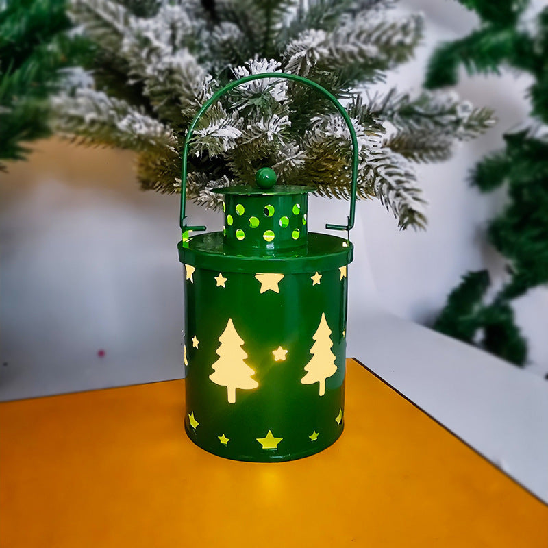 Christmas Candle Lights LED Small Lanterns Wind Lights Electronic Candles Nordic Style Creative Holiday Decoration Decorations - Rokkaku 18 online shop