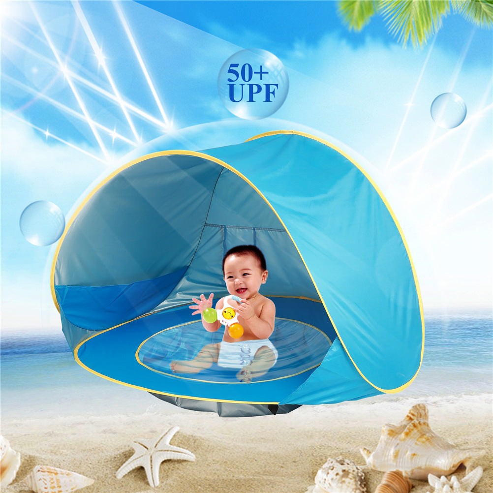 Baby Beach Tent Kids Outdoor Camping Easy Fold Up Waterproof  Up Sun Awning Tent UV-protecting - Rokkaku 18 online shop