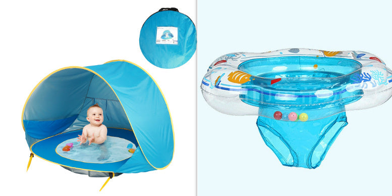 Baby Beach Tent Kids Outdoor Camping Easy Fold Up Waterproof  Up Sun Awning Tent UV-protecting - Rokkaku 18 online shop
