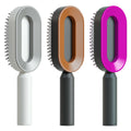 Self Cleaning Hair Brush For Women One-key Cleaning Hair Loss Airbag Massage Scalp Comb Anti-Static Hairbrush - Rokkaku 18 online shop