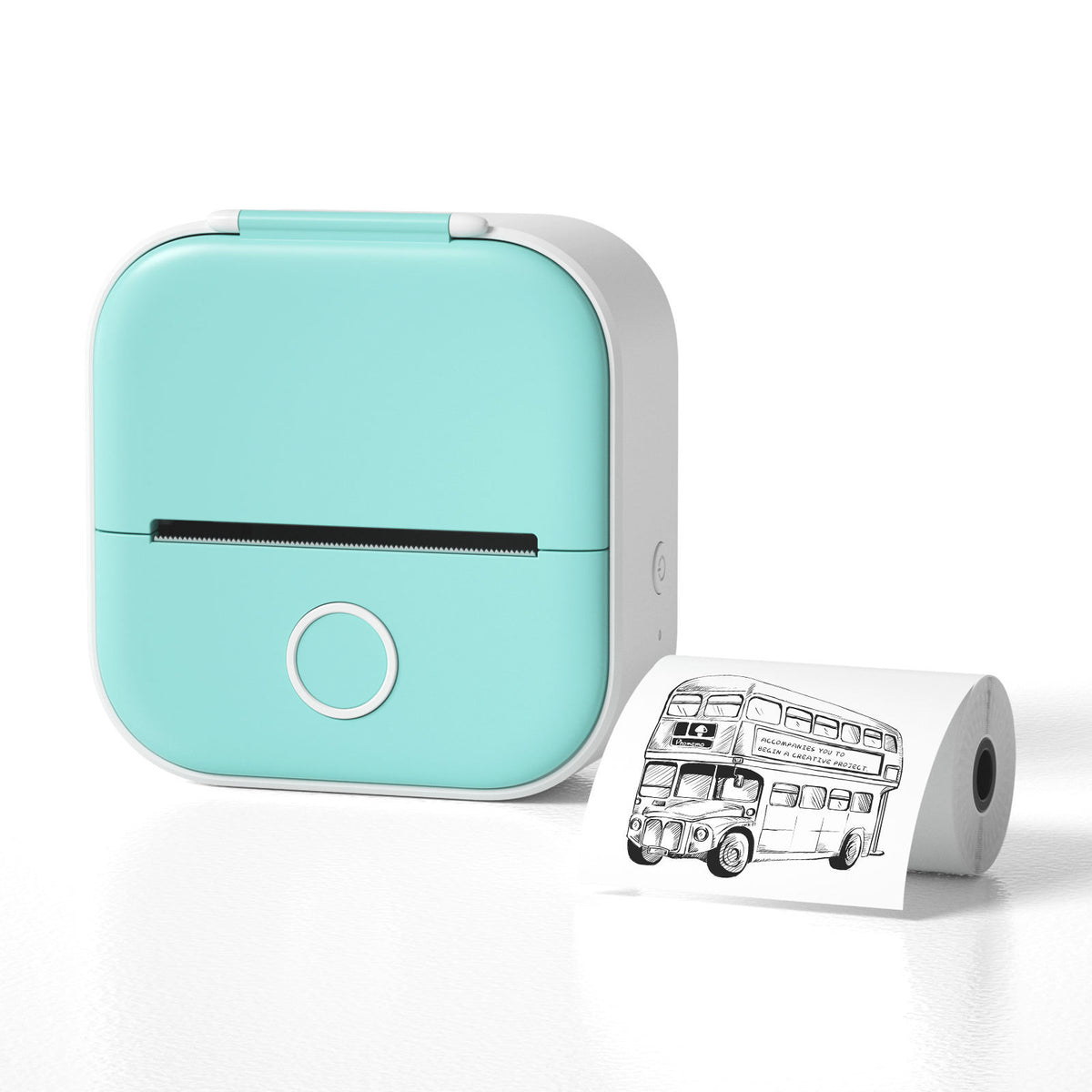 Portable Mini Thermal Label Printer Home Photo Printer Student Wrong Question Printer Bluetooth-compatible Mini Label Printer Price Tag - Rokkaku 18 online shop