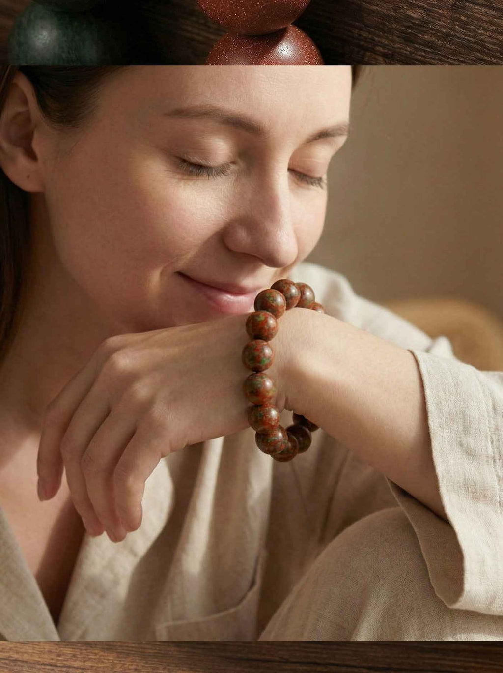 Traditional Chinese Medicine Jewelry Bead Bracelet