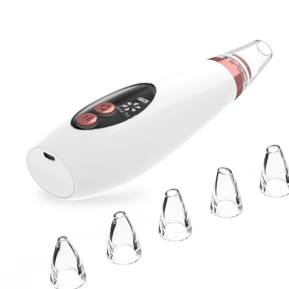 Blackhead Pore Vacuum Cleaner Nose Cleanser Blackheads Remover Blackhead Acne Removal Button Face Suction Beauty Skin Care Tool - Rokkaku 18 online shop