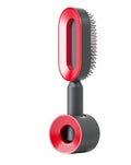 Self Cleaning Hair Brush For Women One-key Cleaning Hair Loss Airbag Massage Scalp Comb Anti-Static Hairbrush - Rokkaku 18 online shop