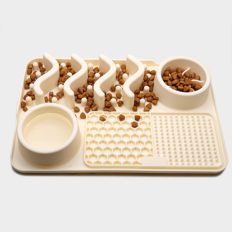 Dog Silicone Licking Pad Pet Licking Mat Silicone Smelling Mat Multifunctional Food Bowl Pets Supplies - Rokkaku 18 online shop