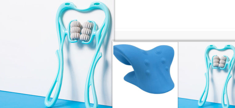 Multifunctional Manual Six-wheel Neck Massager Massage Relieve Roller Massage Tool - Rokkaku 18 online shop