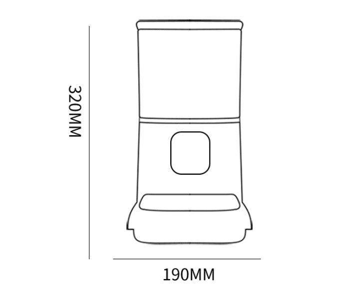 Pet Automatic Feeder Large Capacity Smart Voice Recorder APP Control Timer Feeding Cat Dog Food Dispenser With WiFi Pet Bo - Rokkaku 18 online shop