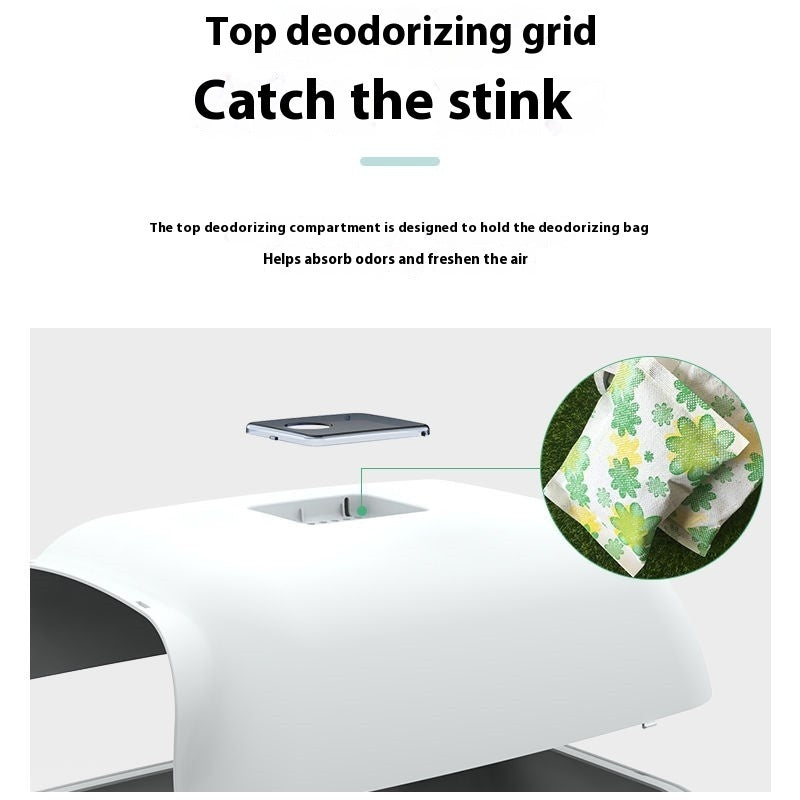 Litter Box Fully Enclosed Cat Toilet - Rokkaku 18 online shop
