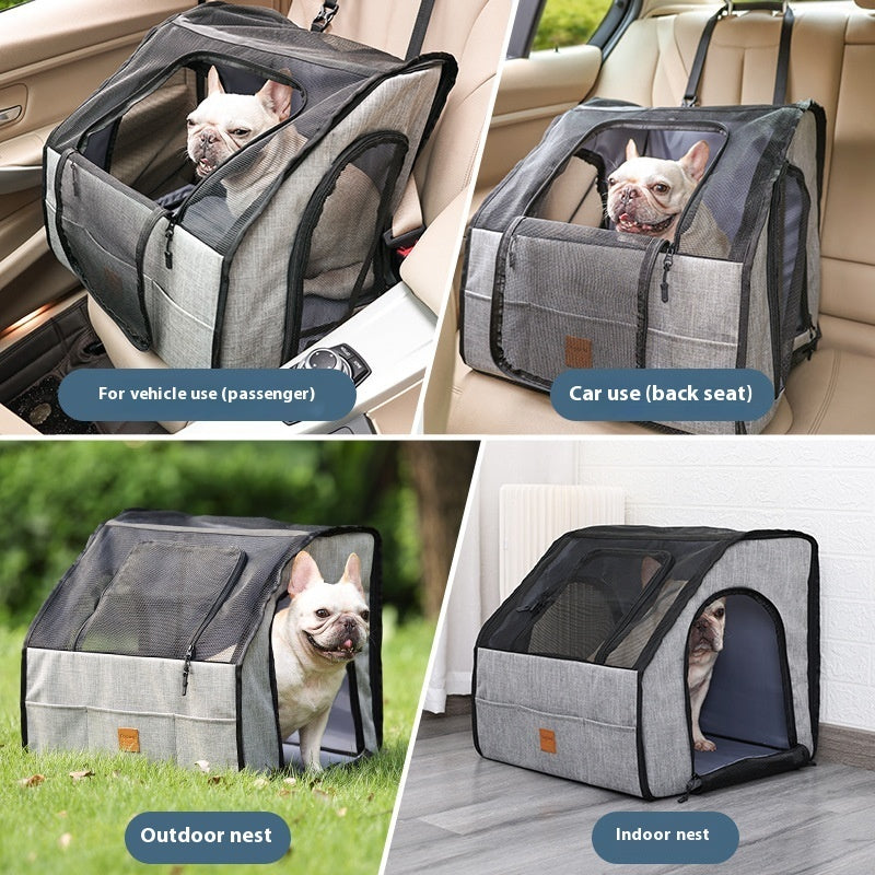 Portable Foldable Car Waterproof And Hard-wearing Pet Cage Waterproof Thickened Dog Mat Car Pet Mat - Rokkaku 18 online shop