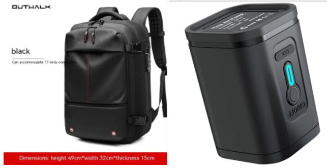 Travel Backpack Men's Business Multifunction Computer Bag Vacuum Compression Large-capacity Backpack - Rokkaku 18 online shop