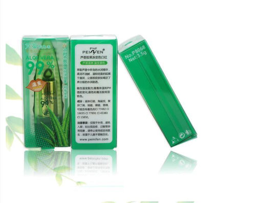 Aloe Vera Gel Color Changing Lipstick Gloss  Moisturizer Anti-drying Desalination Fine-grain Lip Blam Care - Rokkaku 18 online shop